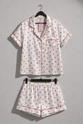 Sweetheart Satin Pajama Set