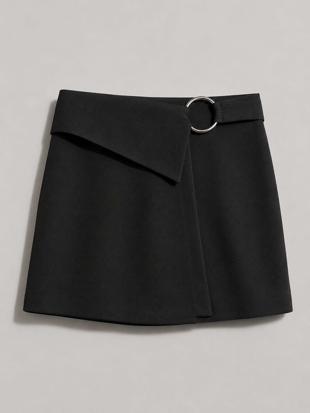 Obsidian Wrap Mini Skirt