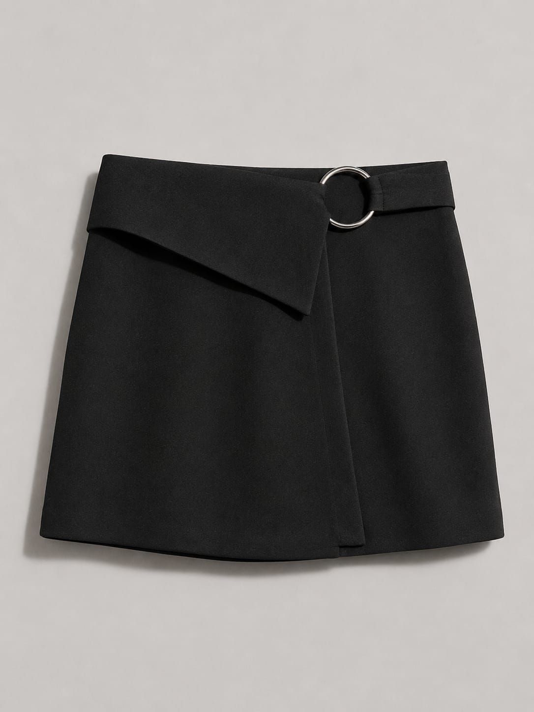 Obsidian Wrap Mini Skirt