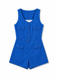 Cobalt Riviera Luxe Tailored Playsuit