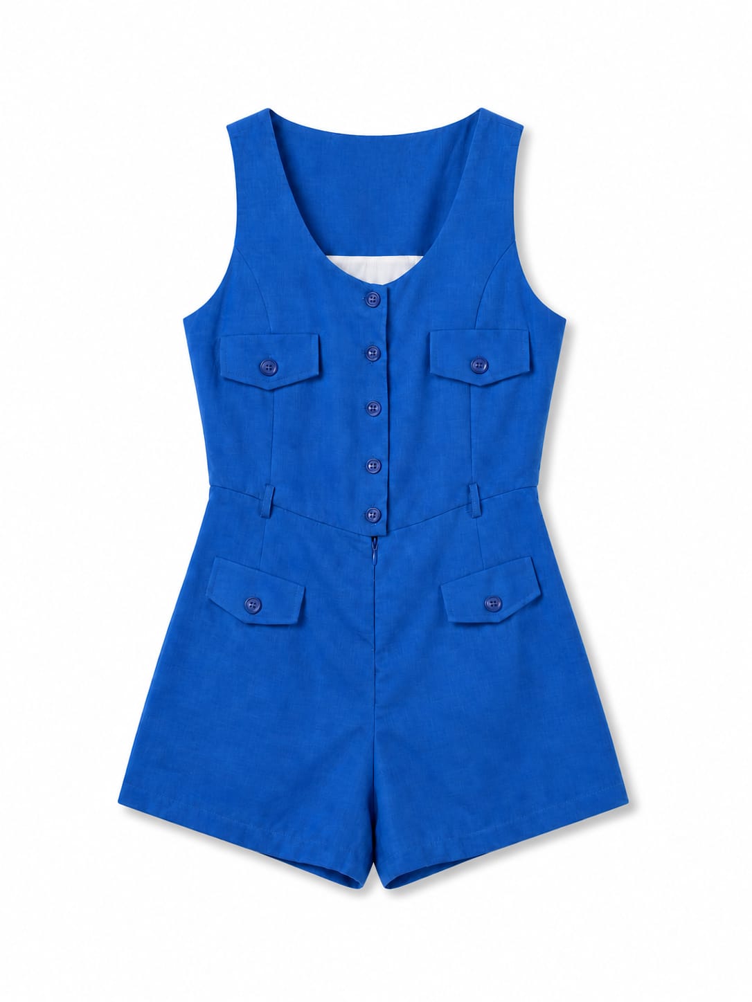 Cobalt Riviera Luxe Tailored Playsuit