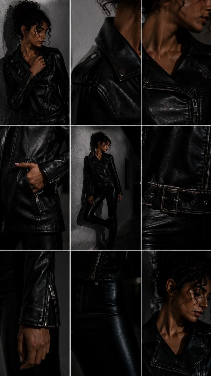 Noir Rush Leather Jacket