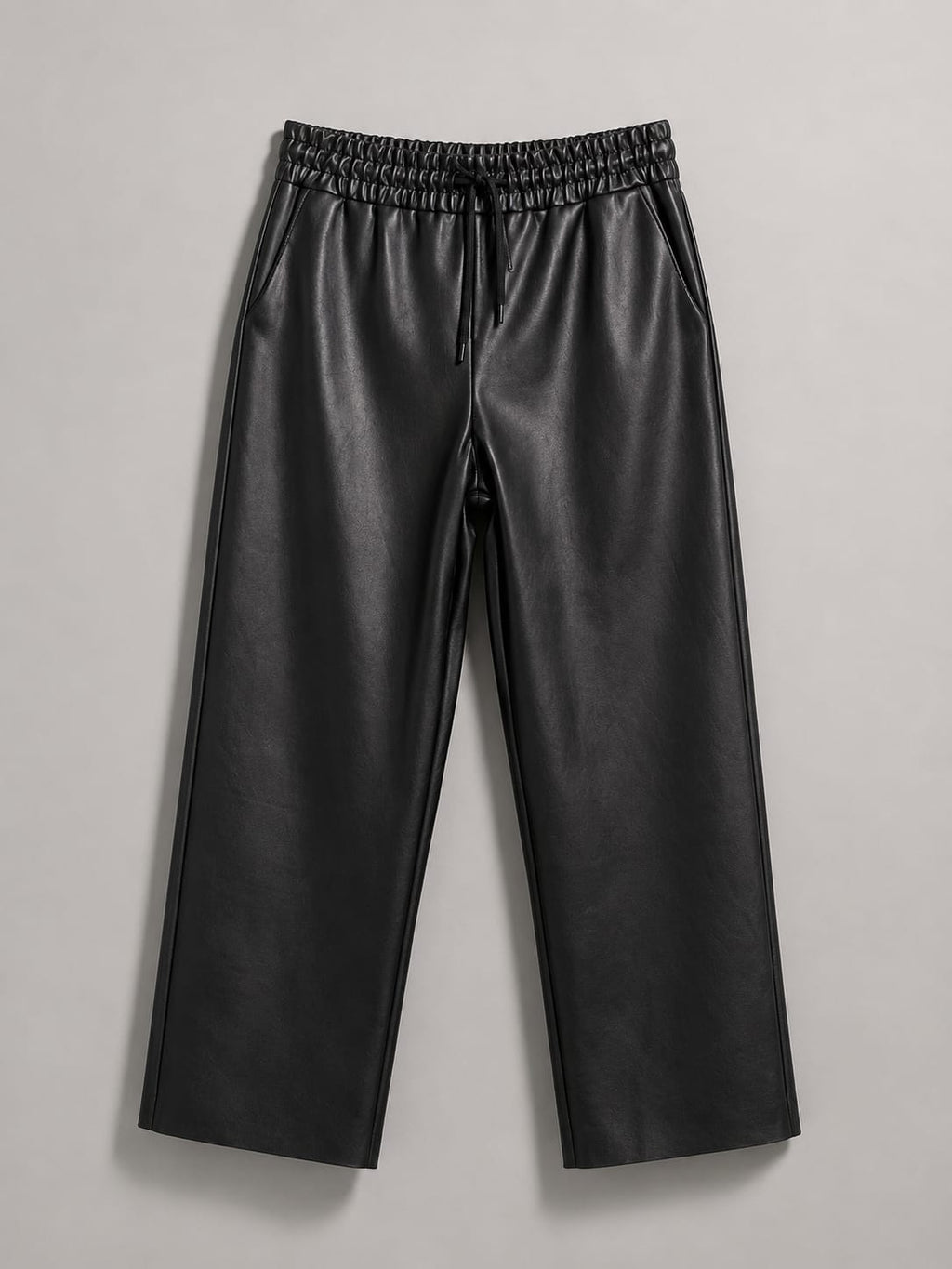 Noir Flow Leather Pants
