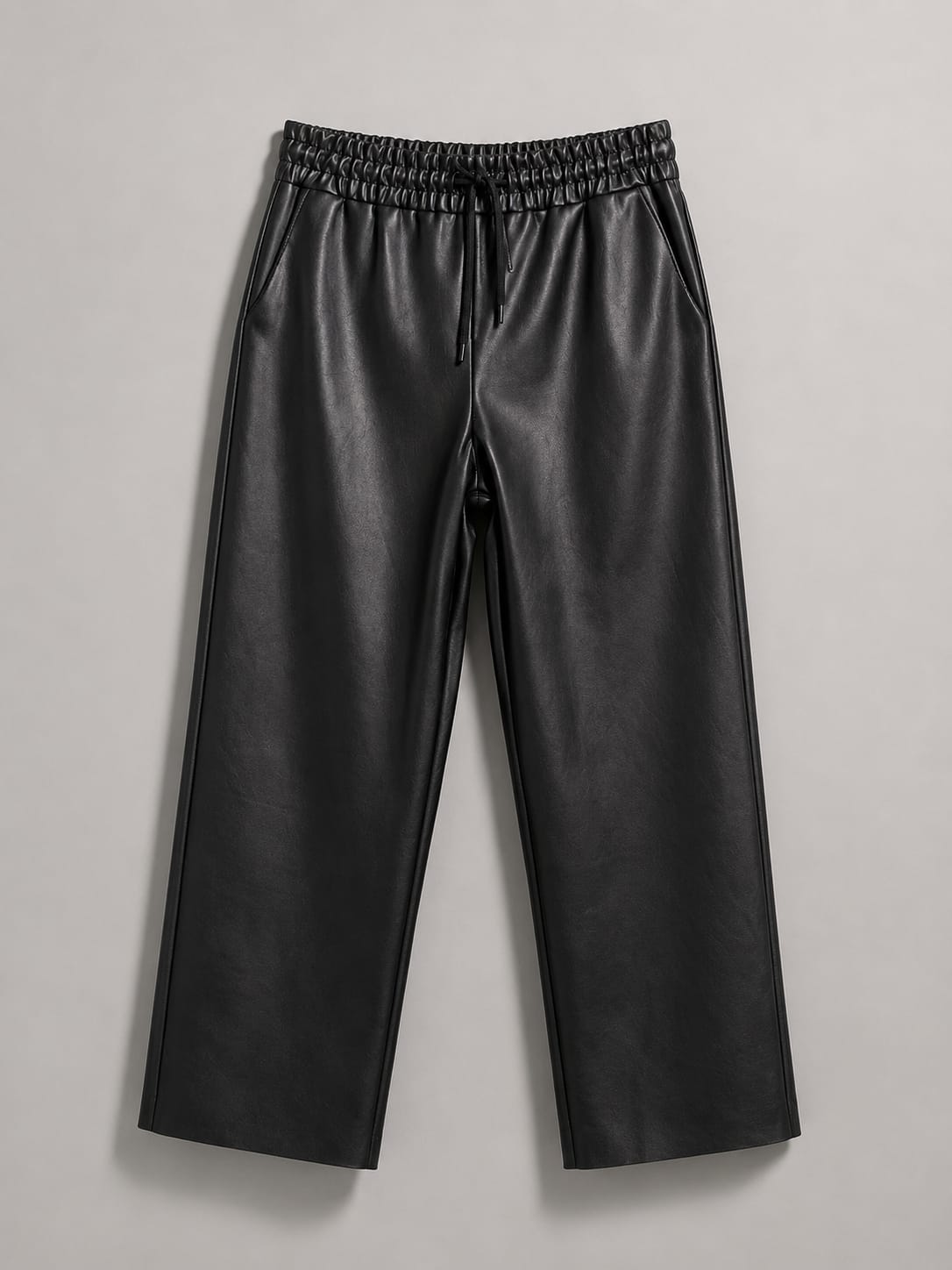 Noir Flow Leather Pants