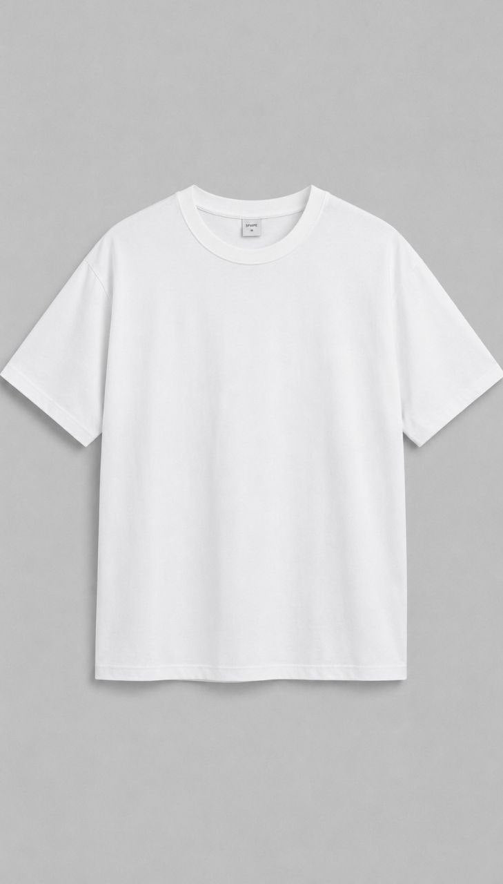 FANTEX EXCHANGE Essential Oversized T-Shirt – White
