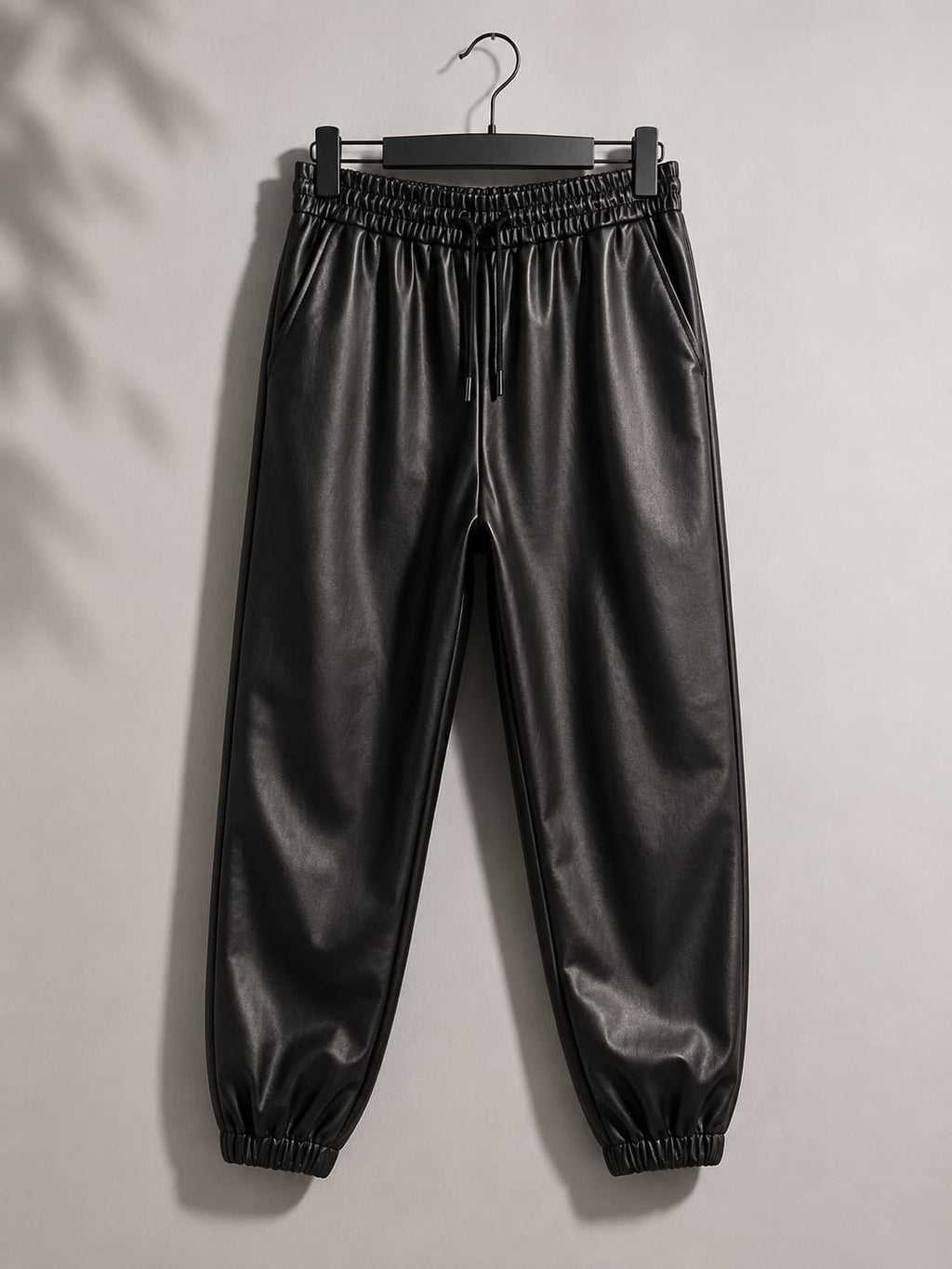 Midnight Motion Leather Joggers