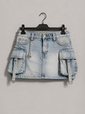Utility Muse Denim Mini Skirt