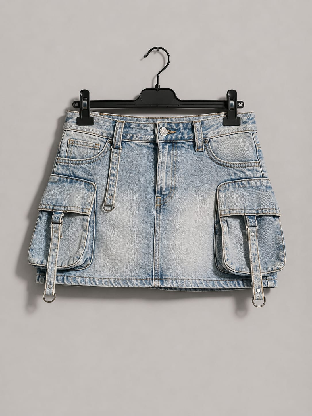 Utility Muse Denim Mini Skirt