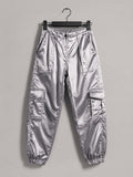 Chrome Pulse Cargo Joggers