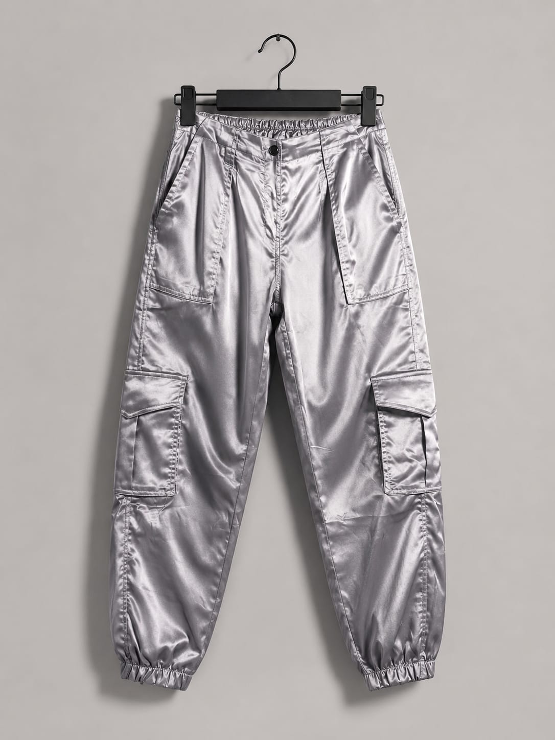 Chrome Pulse Cargo Joggers