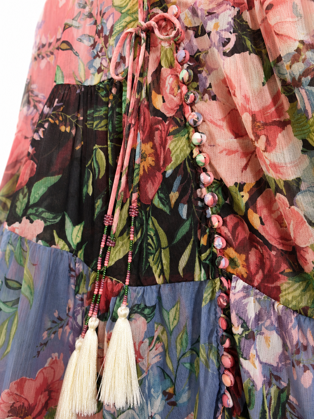 Sunset Bloom Luxe Mini Dress