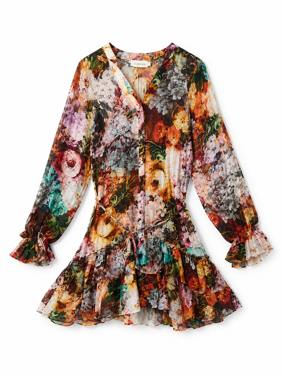 Autumn Garden Luxe Mini Dress
