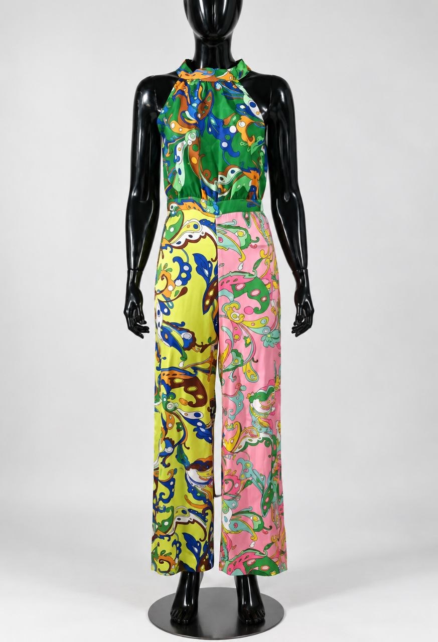 Mosaic Riviera Halter Jumpsuit