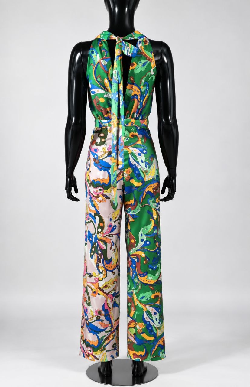 Mosaic Riviera Halter Jumpsuit