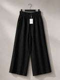 Noir Ease Linen Pants