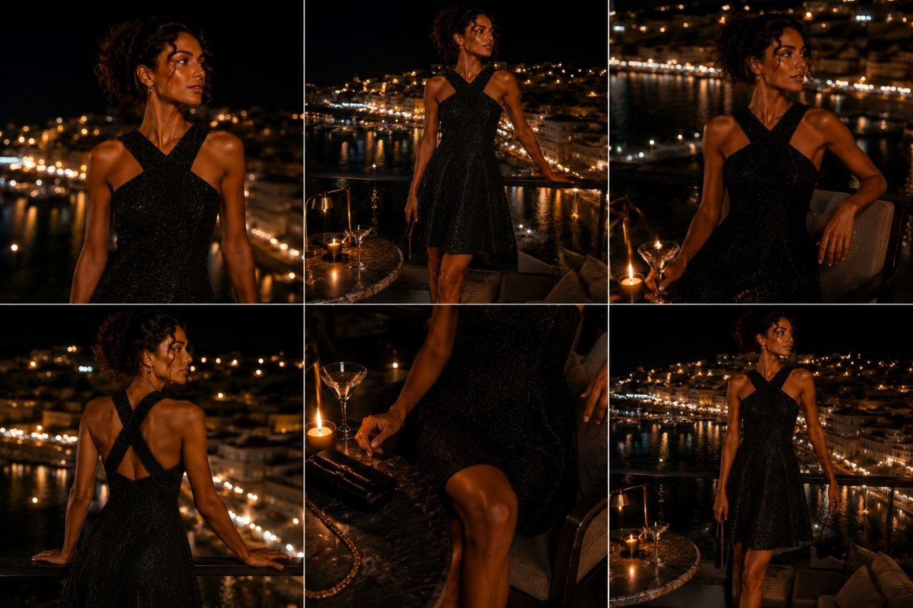Midnight Stardust Dress