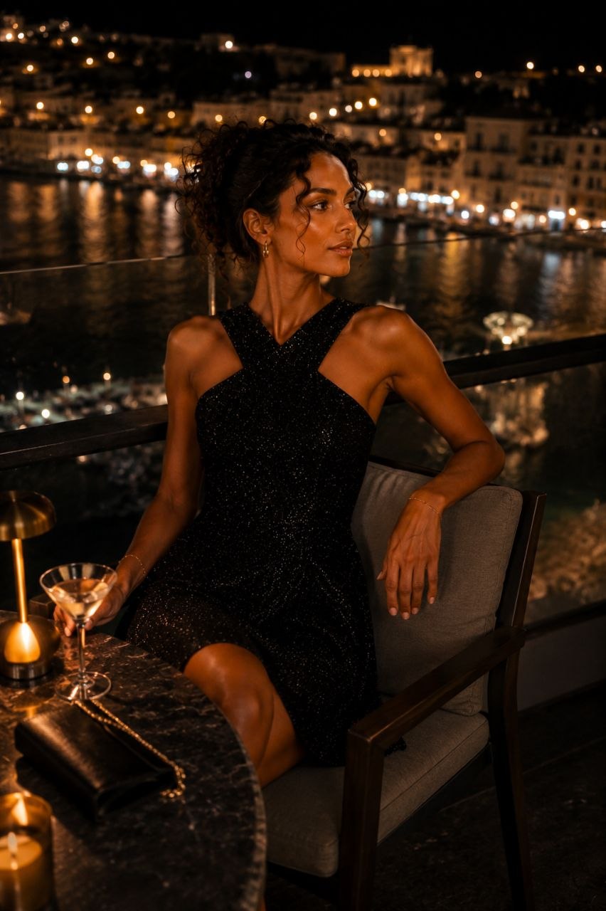 Midnight Stardust Dress