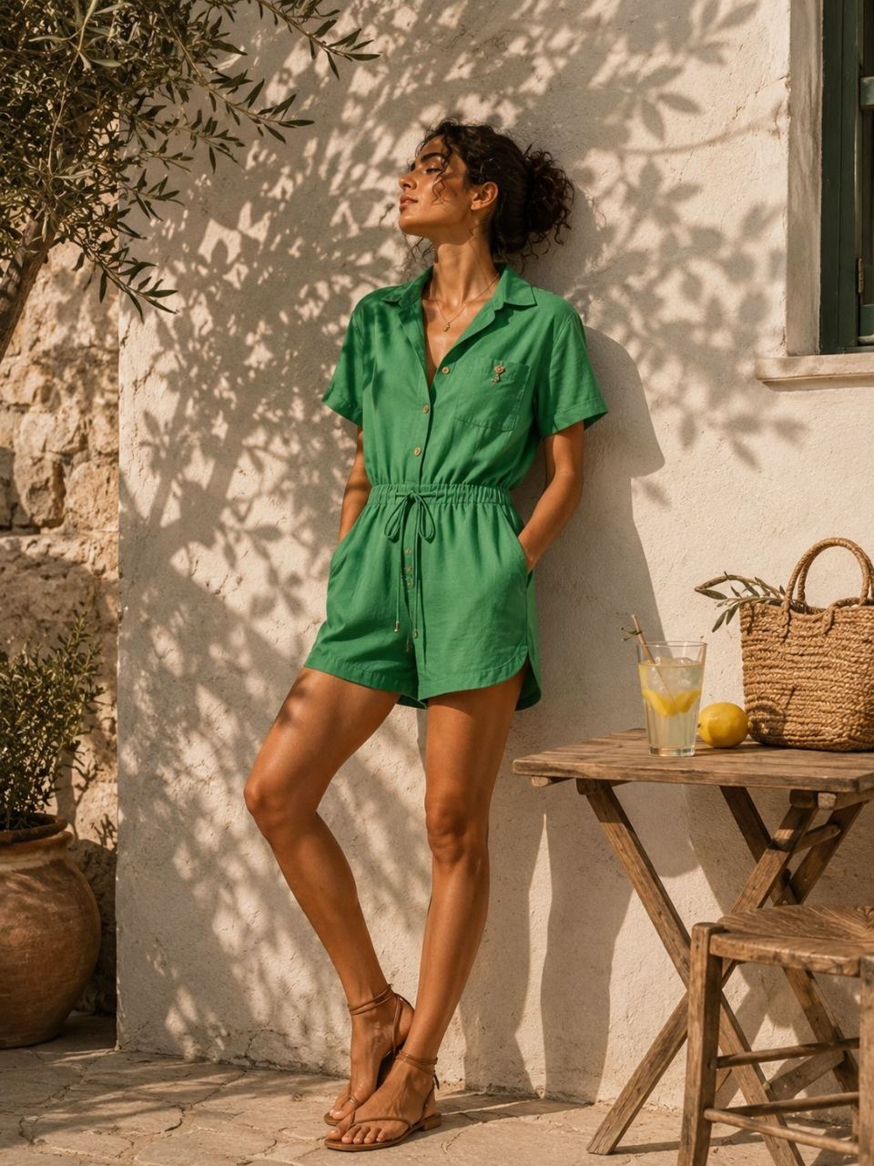 EMERALD ESCAPE PLAYSUIT