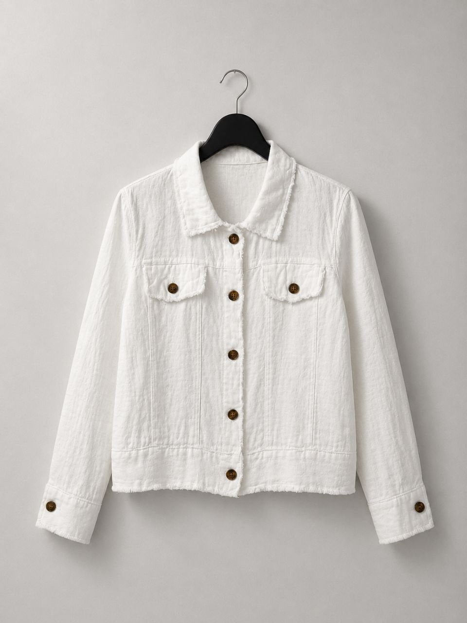 Ivory Breeze Linen Jacket