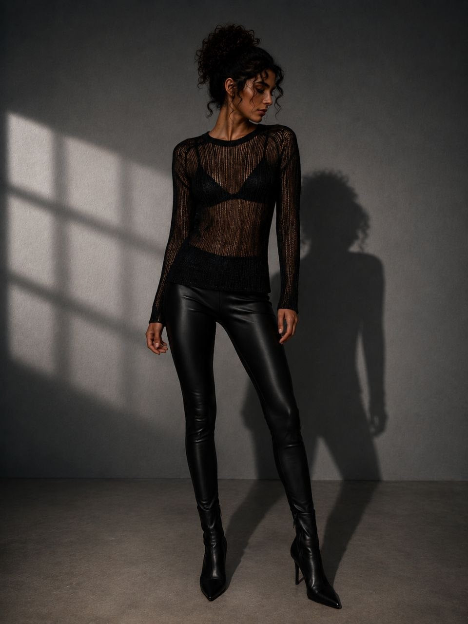 Midnight Shimmer Knit
