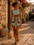 Sahara Mosaic Sunset Luxe Co-Ord Set