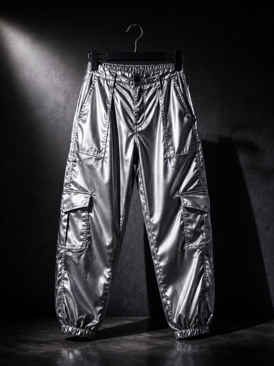 Chrome Pulse Cargo Joggers