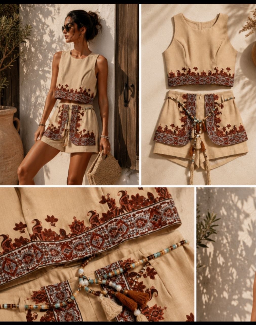 Sahara Mosaic Artisan Luxe Co-Ord Set