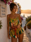 Sunset Tropic Luxe Mini Dress