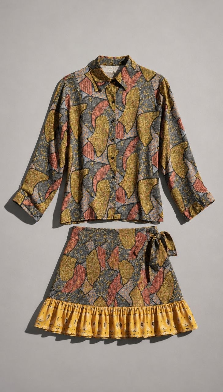 Golden Mosaic Wrap Set