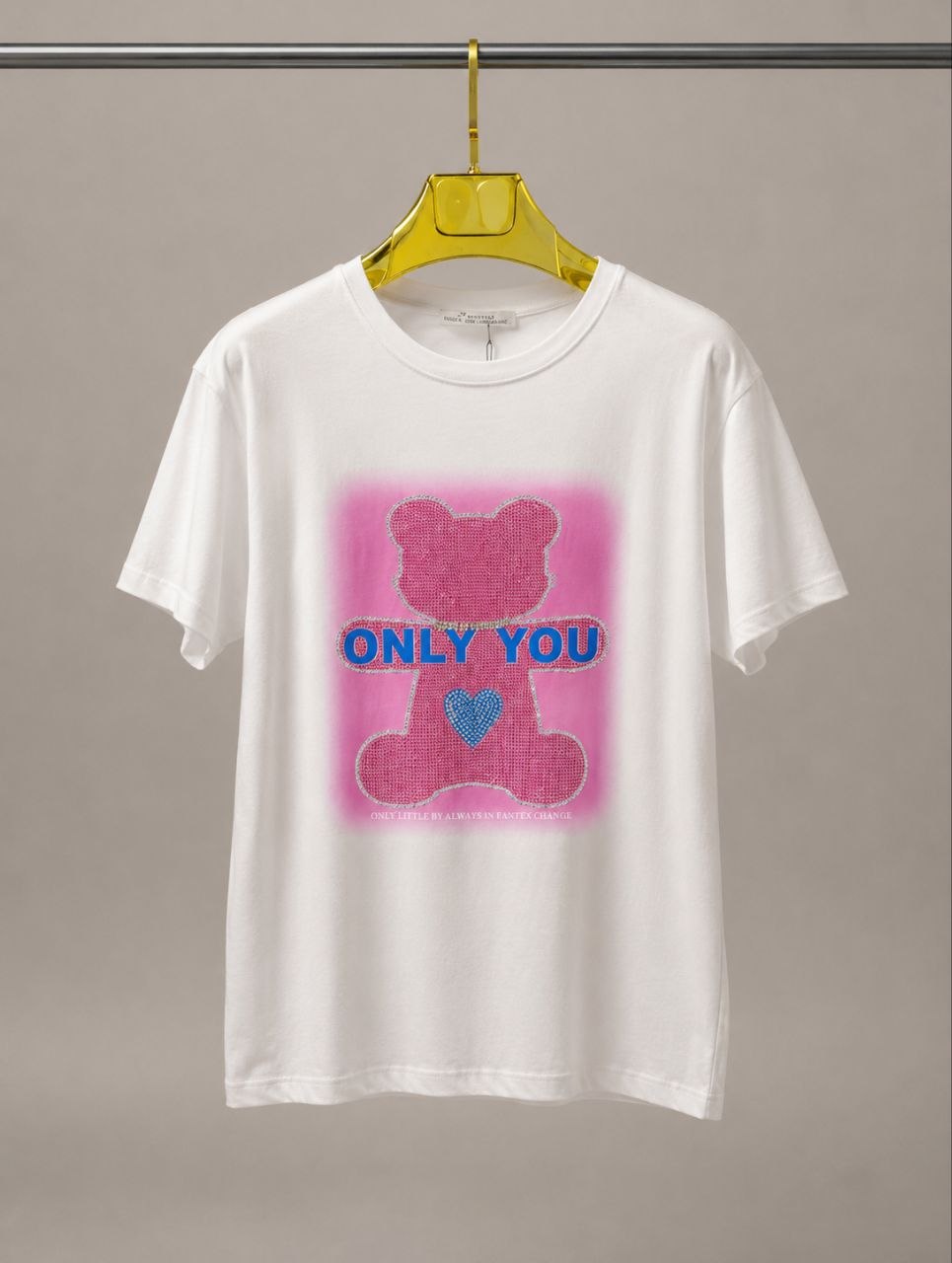 FANTEX Exchange Only You Crystal Tee – White