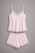 Ivory Satin Lounge Set