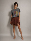 MIDNIGHT BLOOM SKULL TEE