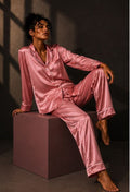 Rose Dawn Satin Pajama Set
