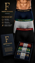 FANTEX Exchange Premium 3-Pack Boxer Set