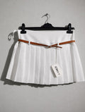 Ivory Riviera Pleated Mini
