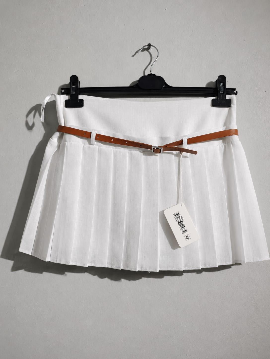 Ivory Riviera Pleated Mini