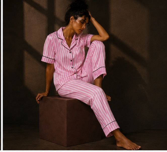 Pink Reverie Cotton Pajama Set