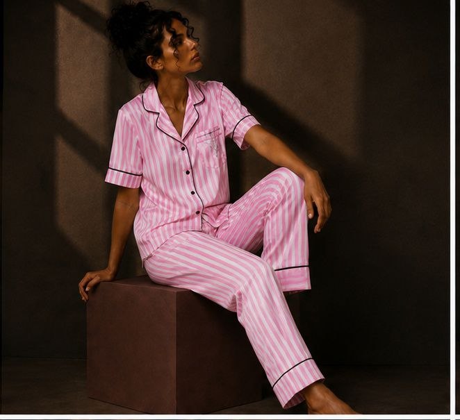 Pink Reverie Cotton Pajama Set