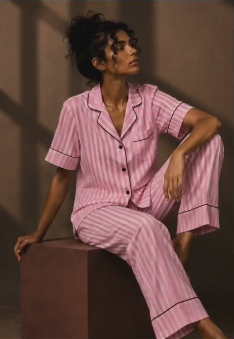Pink Reverie Cotton Pajama Set