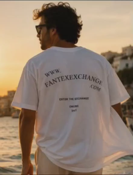 FANTEX EXCHANGE Essential Oversized T-Shirt – White