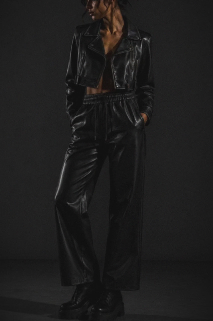 Noir Rush Leather Jacket