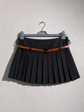 After Class Pleated Mini Skirt